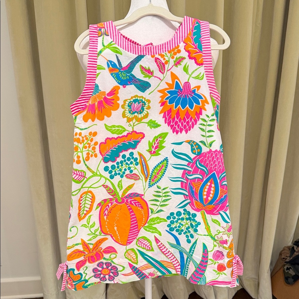 Gretchen Scott Designs - Girls Vibrant Floral Dress - Size: 8/10